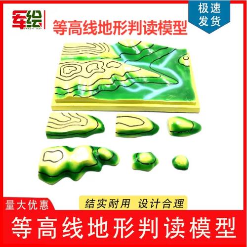 等高线地形图判读模型 地理教学中的可视化利器